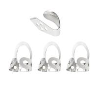 POPETPOP Púas Metálicas Ajustables Para Dedo Pulgar y 3 Dedos, Set 4 Unidades Para Banjo y Guitarra, Accesorios Para Práctica Musical Diseño Ergonómico y Material Resistente