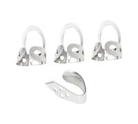 POPETPOP Púas Metálicas Para Dedos Con Diseño Abierto y Ajustable Protectores Ligeros y Duraderos Para Pulgar Índice Para Banjo Guitarra Regalo Para Profesores De Música