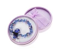 POPETPOP Pulsera Aromaterapia Ajustable Con Botella Mini De Cristal Para Aceites Esenciales Diseño Colgante Creativo Cadena Manual Cómoda Para Regalo Femenino