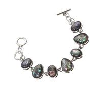 POPETPOP Pulsera De Abulón Bohemia Ajustable Cadena De Muñeca Diseño Vintage Triple Cierre Accesorio De Moda Para Mujer Estilo Boho Adecuado Para Ocasiones Casuales