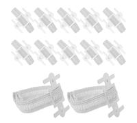 POPETPOP Pulseras Elásticas para Muñeca de Novia y Damas, 12 Piezas de Aluminio y Papel, Cómodas para Bodas y Fiestas la Playa