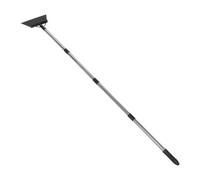 POPETPOP Raspador de Percebes para Casco de Barco Mango Largo de 173 Cm | Acero Inoxidable, Hoja Reforzada de Gran Ancho, Limpieza de Muelles y Establos, Color Plata