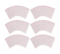 POPETPOP Recambios para Organizador de Presupuesto Estructura de 6 Anillas, Papel Rosa, 10 Libros para Planificación Personal y Control de Gastos