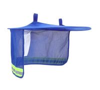 POPETPOP Reflector para Casco de Seguridad con Visera y Malla Transpirable Protección Solar de Alta Visibilidad para Compatible con Cascos de ala Ancha con Tiras Reflectantes para Mayor