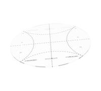 POPETPOP Regla Acrílica de Costura Multifuncional para Patchwork DIY Plantilla de Medición y Corte Herramienta Práctica para Confección y Acolchado