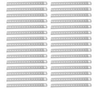 POPETPOP Regla de Acero Inoxidable de 15 CM 6 Pulgadas con Doble Escala Métrica y en Pulgadas Regla Multifuncional para Medición Precisa Dibujo Técnico Carpintería y Ajuste de