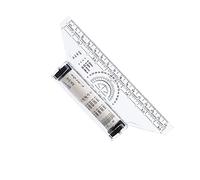 POPETPOP Regla De Dibujo Multiusos 15 Cm Transparente Rueda para Medición Paralela Portátil Adecuado para Dibujo Técnico y Diseño Escolar