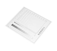 POPETPOP Regla de Medición Multifuncional Transparente de Plástico para Detección de Grietas Medidor de Grosor y Comparación de Rayones Herramienta Precisa para Control de Calidad