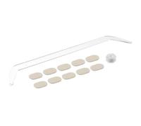 POPETPOP Regla para Cejas Transparente de Acrílico Reutilizable Plantilla de Medición y Marcado Preciso para Diseño y Maquillaje Profesional de Cejas