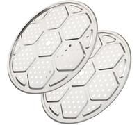 POPETPOP Rejilla de Vapor de Acero Inoxidable para Cocina, 2 Piezas Compactas y Fáciles de Limpiar, Accesorio Adecuado para Vaporera y Utensilios de Cocina Estilo Varios estilos