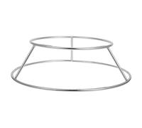 POPETPOP Rejilla Redonda de Acero Inoxidable Distribución Uniforme del Calor Soporte Estable y Seguro para Camping y Fogatas al Aire Libre para Ollas y Calderas