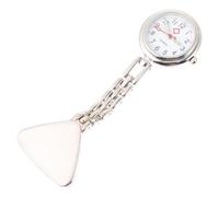 POPETPOP Reloj de Bolsillo para Enfermera Clip, Diseño Moderno en Color Plata, 9X3Cm, Adecuado para Enfermeras y en Entornos Médicos