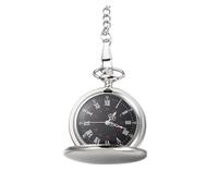 POPETPOP Reloj de Bolsillo Retro Clásico Esfera Visible Desde Ambas Caras Fácil Lectura del Tiempo Adecuado para Uso como Complemento Elegante en Trajes Formales y Regalos Vintage