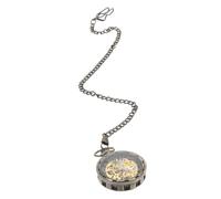 POPETPOP Reloj De Bolsillo Vintage Mecanico Manual De Rueda para Hombre Reloj De Bolsillo Calado Diseño Antiguo para Colecciones y Regalos De Moda