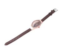 POPETPOP Reloj De Cuarzo para Mujer Creativo Elegante Gemas, Esfera De Arena Movediza, Color Marrón, para Uso Diario y Obsequio Especial