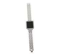 POPETPOP Reloj de Pulsera y Gemas de Imitación Diseño Elegante y Preciso Pantalla Táctil LED Aleación Plata para Mujer para Aniversarios y Días Festivos