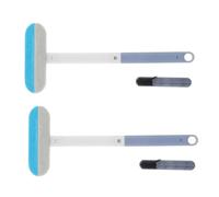 POPETPOP Removedor de Pelo de Mascotas 2 Piezas Cepillo para Gatos y Perros Portátil Limpiador Multiusos para Alfombras Ropa y Sofá Color Azul Claro Herramienta Práctica para Eliminar
