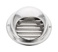 POPETPOP Respiradero de Acero Inoxidable para Ventilación Exterior Protección contra Lluvia y Viento, Adecuado para Campanas Extractoras y Ventiladores de Cocina