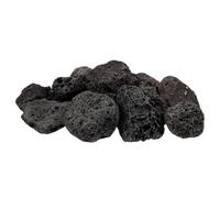 POPETPOP Rocas Volcánicas Naturales Estructura Porosa y Buena Circulación de Aire para Acuario Bolsa Grande de Piedras Negras para Ambiente y Saludable