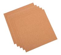 POPETPOP Rollo de Corcho Natural 5 Hojas 300X300X1Mm para Tablero de Mensajes Panel de Pared Versátil para Oficina y Hogar Láminas Decorativas para Notas y Fotos Material de Oficina