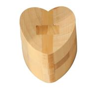POPETPOP Rompecabezas de Madera Educativo Corazón Puzzle de Bloqueo Desmontable Juguete Intelectual para Desarrollo Inteligencia
