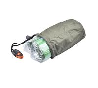 POPETPOP Saco de Dormir de Emergencia con Manta térmica y Accesorios de Supervivencia, colchoneta para Camping y en Invierno