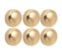 POPETPOP Saxophone Music Stand Screws, 6pcs Brass Knurled Thumb Screws for Lyre Holder, Safe Grip, Swift Installation and Removal, Repair Parts for Alto and Tenor Saxophone