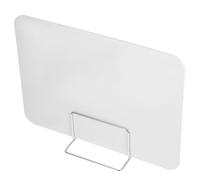 POPETPOP Separador de Oficina Blanco para Escritorios de Estudiantes, Panel de Privacidad Estable de PVC y Hierro, Adecuado para Aulas y Espacios de Estudio