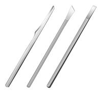 POPETPOP Set de 3 Piezas de Cortauñas Profesionales de Acero Inoxidable para Uñas Encarnadas Raspador para Piel Áspera, Adecuado para Uso en Salones