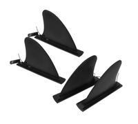 POPETPOP Set de 4 Aletas para Tabla Paddle Surf Inflable Quillas de Seguimiento y Sistema de Inserción Rápida, Ideales para Kayak y Deportes en Agua Libre