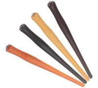 POPETPOP Set de 4 Portaplumas de Cómic de Madera Diseño Ergonómico y Superficie Suave, Ideales para Escritura Artística y Caligrafía Varios estilos