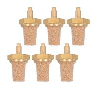 POPETPOP Silenciador de Escape Neumático y Boquilla de Filtro de Latón M5, Filtro para Tubos, Compatible Generadores de Humo de Escenario, Reducción de Ruido y Filtración