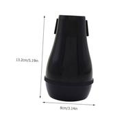 POPETPOP Silenciador de Trombón Tenor Práctico y Ligero Accesorio de Práctica para Trombón para Principiantes de Instalar y Transportar Material Abs Color Negro Color Color Aleatorio