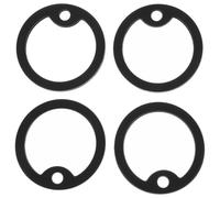 POPETPOP Silenciadores De Silicona Para Placas De Identificación De Perros Militares 4 Unidades Redondas Protector De Bordes Antiruido Para Tarjetas De Identidad De Mascotas