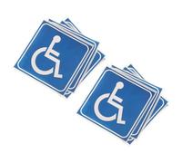 POPETPOP Símbolo de Silla de Ruedas Adhesivas de Pvc para Discapacitados 15 Pegatinas Fáciles de Aplicar, Ideales para Coches y Dispositivos de Movilidad