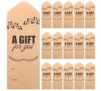 POPETPOP Sobres de Papel Kraft 25 Piezas Sobres Pequeños en para Tarjetas Cheques y Dinero para Uso de Papelería y Embalaje de Regalos Tamaño Práctico para Manualidades y Eventos