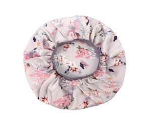 POPETPOP Sombrero de Dormir para Mujer de Satén Elástico de Imitación Seda, Protege el Cabello Rizado y Decorativo, Adecuado para Noches de Cuidado Capilar