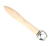 POPETPOP Sonajero de Mano con Mango de Madera para Bebés Instrumento Musical de Percusión Ergonómico Juguete Sensorial para Desarrollo Psicomotor y Coordinación -Mano para Meses