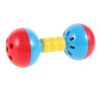 POPETPOP Sonajero Doble Campana para Bebés Instrumento Musical Educativo Portátil Juguete para Desarrollar Coordinación y Fuerza de Muñeca Pequeños Plástico Seguro para Color Aleatorio