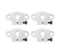 POPETPOP Soporte de Eje Práctico y Reduce Impacto y Vibración de Aleación de Plata, 4 Piezas para Accesorios de Impresora 3d