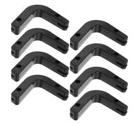 POPETPOP Soporte de Pared para Barra de Pesas 8 Piezas Gancho Resistente de 6Mm PP para Almacenamiento de Discos Montaje Fácil para Gimnasio Casa y Entrenamiento Funcional