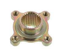 POPETPOP Soporte de Piñón Trasero Metálico Dorado para Atv y Go Kart 28 Dientes, Reemplazo Directo Fácil y Transmisión de Potencia Estable