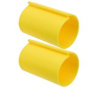 POPETPOP Soporte Grande para Lienzos Clip Amarillo para Rollos de Pintura Gemas de Imitación, Accesorio Antivuelco Portátil para Almacenamiento de Arte y Organización de Manualidades, 2