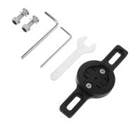 POPETPOP Soporte Metálico para Luz Trasera de Bicicleta Montaje Negro Soporte para Luz Trasera de Ciclismo Resistente y Compatible para Portaequipajes Trasero Accesorio Imprescindible