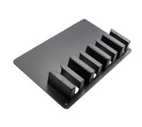 POPETPOP Soporte para Cortadora de Pelo Eléctrico de Plástico Negro Multi Ranuras Reutilizable Resistente para Uso Hogar y Decoración Interior