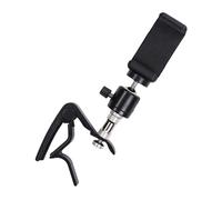 POPETPOP Soporte para Guitarra Eléctrica con Cejilla de Afinación, Clip Metálico y Plástico para Práctica y Protección en Sesiones al Aire Libre