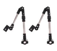 POPETPOP Soporte para Paraguas de Bicicleta Plegable y Estable Abrazadera de Metal y Plástico, Paraguero Multiusos Adecuado para Fiesta Verano en Bicicleta o Silla de Ruedas