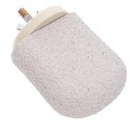 POPETPOP Soporte para Percha de Loro de Ceniza Volcánica, Plataforma para Jaula de Pájaros, Accesorio para Cacatúas, Tamaño Adecuado, Resistente al Desgaste y Masticación, Juguete