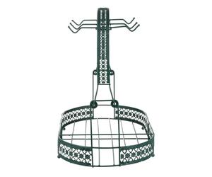 POPETPOP Soporte para Tazas de Café de Hierro Verde Rejilla para Secado y Protección Anti-caídas, Organizador Elegante para Cocina, Oficina o Cafetería