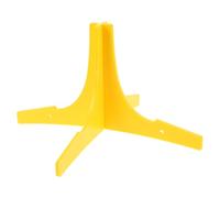 POPETPOP Soporte Portátil para Clarinete si Bemol Soporte Pequeño Antideslizante de Plástico Amarillo para Instrumentos de Viento como Saxofón Oboe y Flauta Accesorio Ligero para